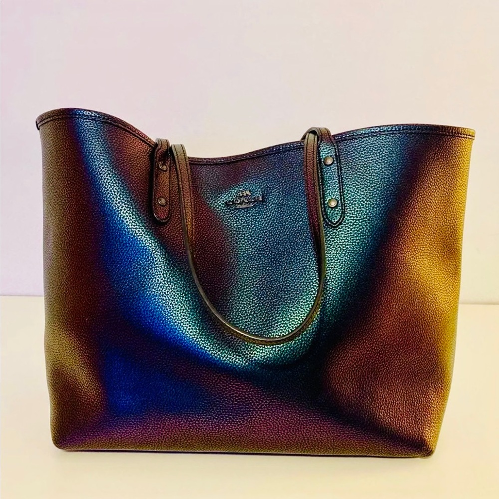Coach Oil Slick Tote